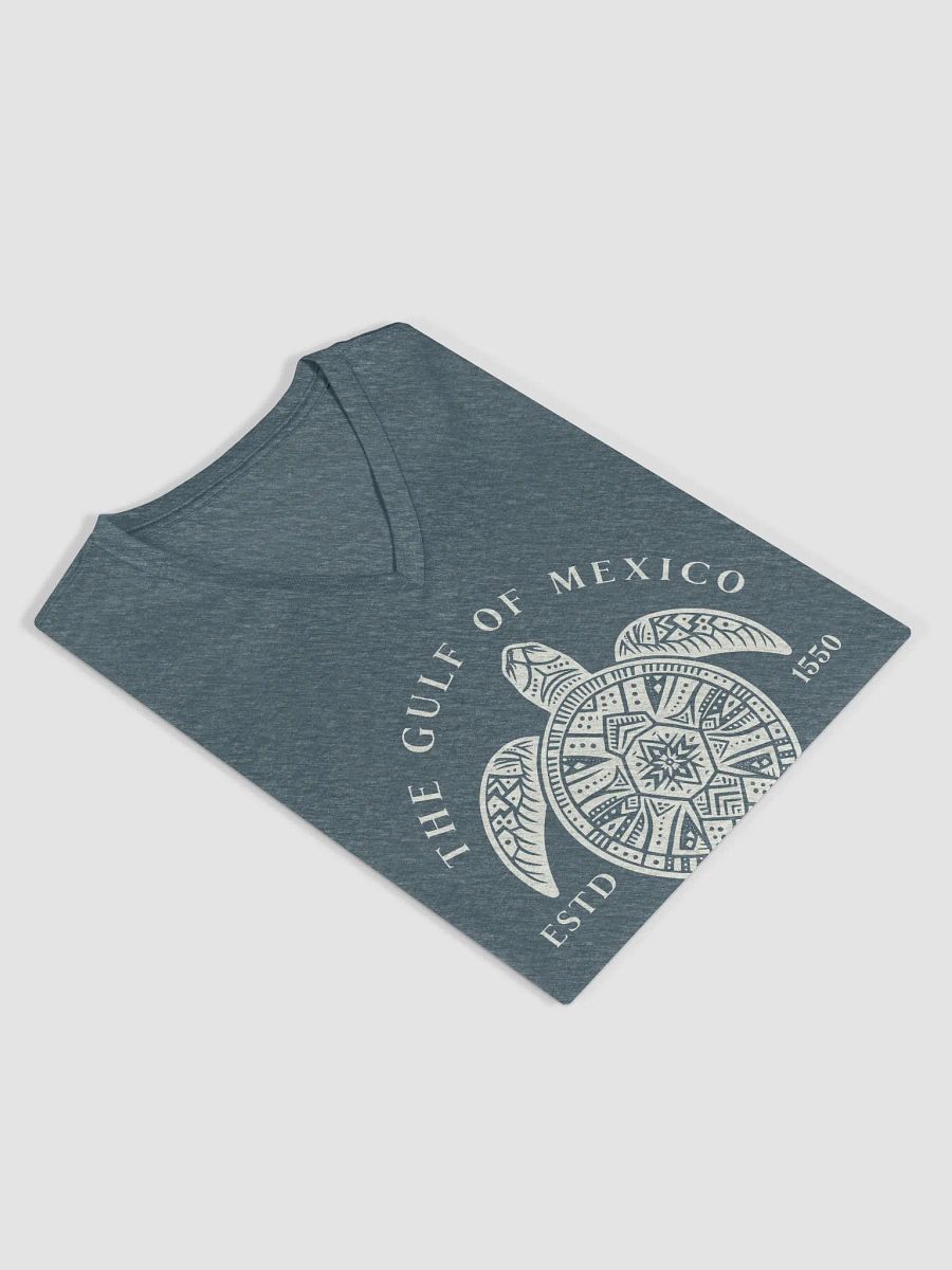 The Gulf Of Mexico Estd 1550 V-Neck Tee product image (16)