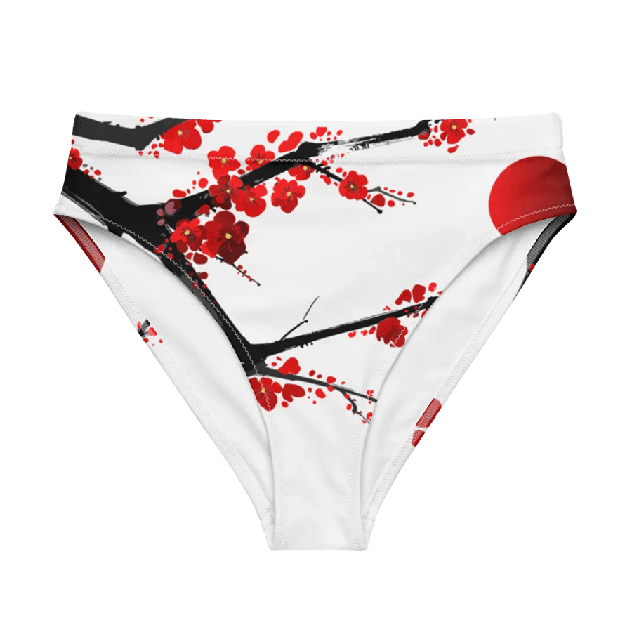 Blossom Burst - EcoChic High-Waisted Bikini Bottom product image (9)