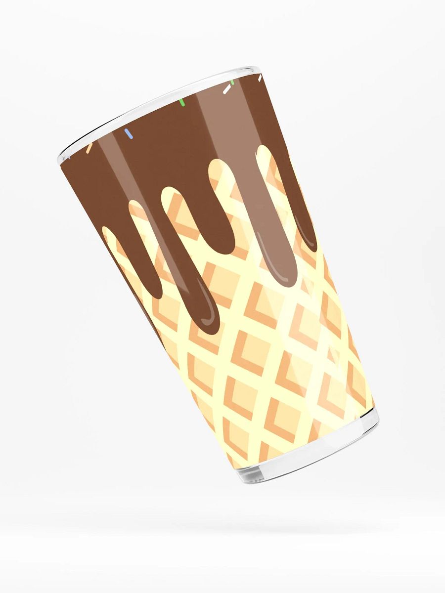 Chocolate Drip Waffle Shaker Pint Glass product image (4)
