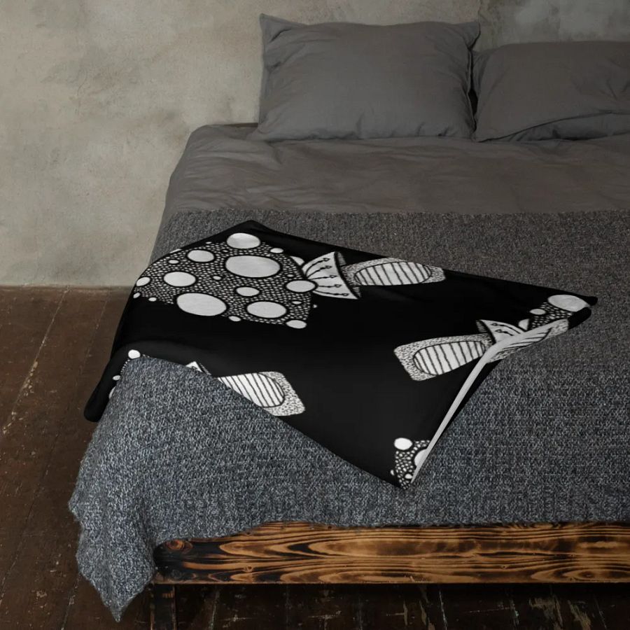 Mushroom Clusters Throw Blanket product image (23)