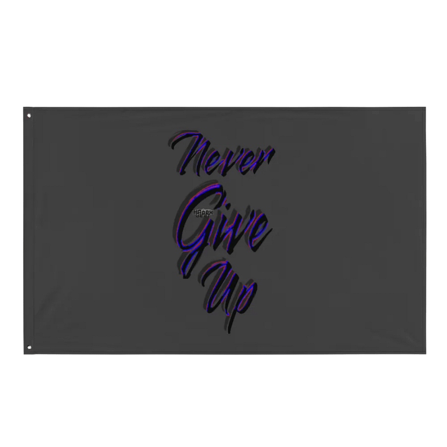 Never Give Up - Eclipse - Flag product image (1)