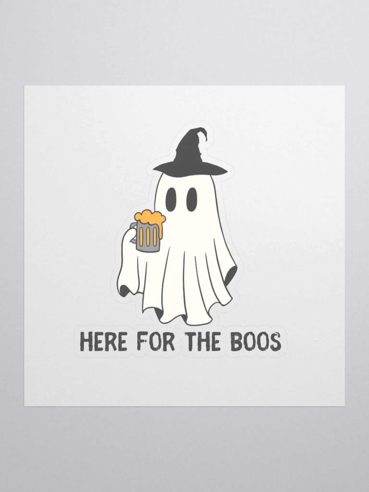 Here for the Boos Sticker product image (1)