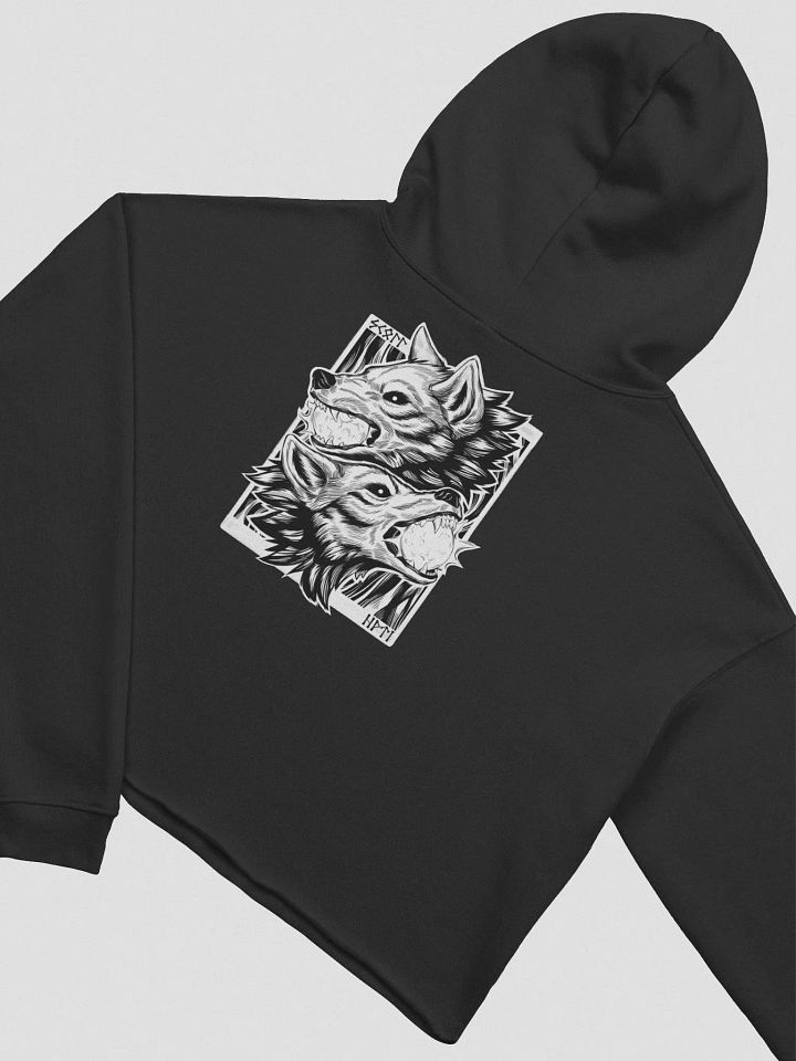 Wolf Twins Croptop Hoodie product image (1)
