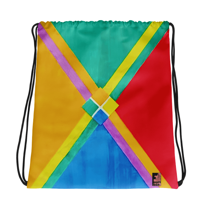 "Color Theory Study in Gauche 2020" Drawstring Bag product image (1)