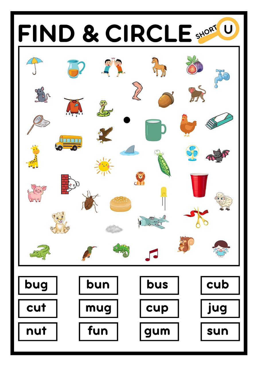 i spy worksheets Find & Color, Find & Circle product image (1)