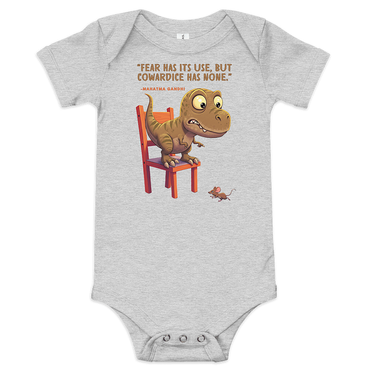 Mohatma Gandhi Motivational Quote - Dino Fear Onesie product image (4)