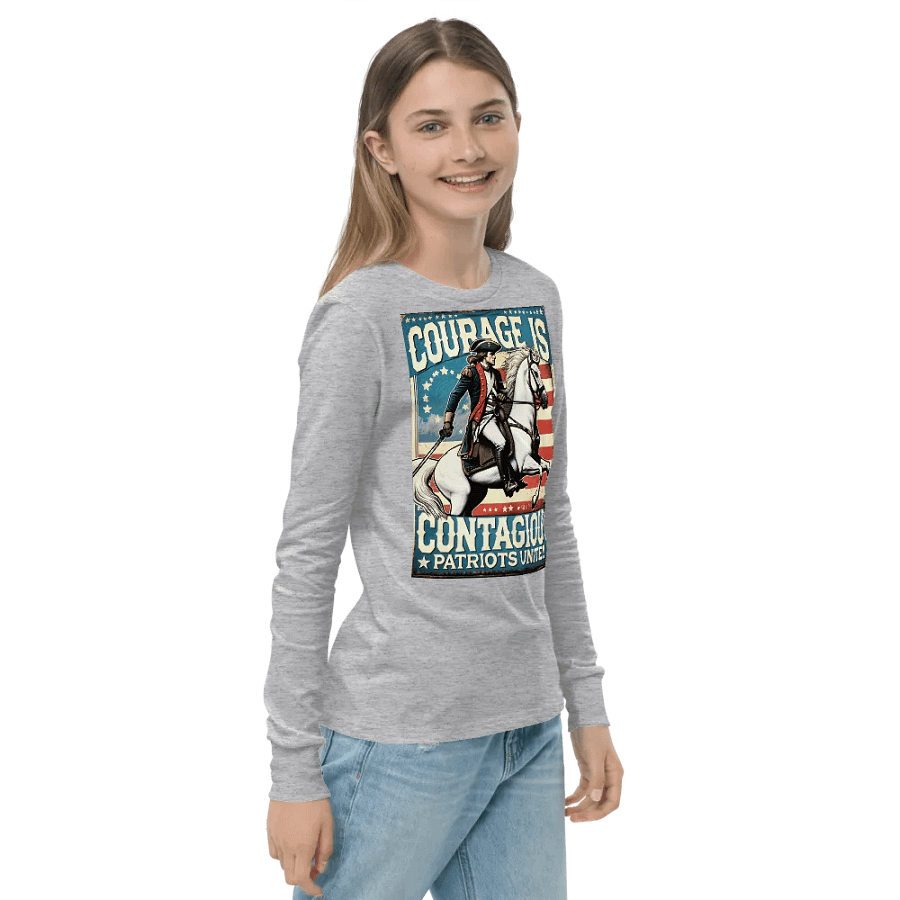 Courageous Patriots Youth Long Sleeve T-Shirt product image (17)