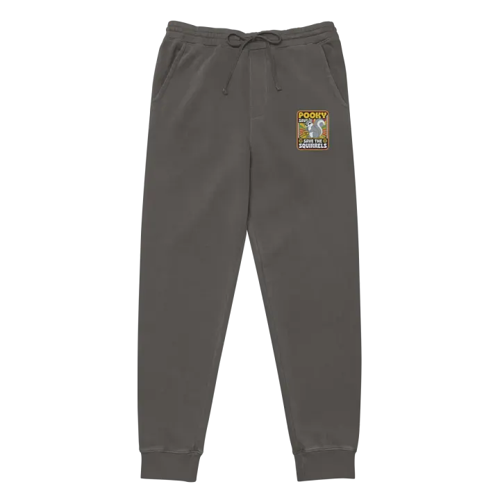 Save the Squirrels Embroidered Ultra Premium Retro Joggers product image (2)