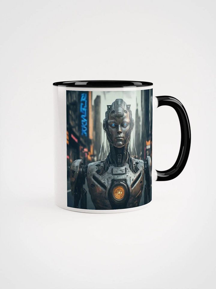 Neon Robot City Mug product image (6)