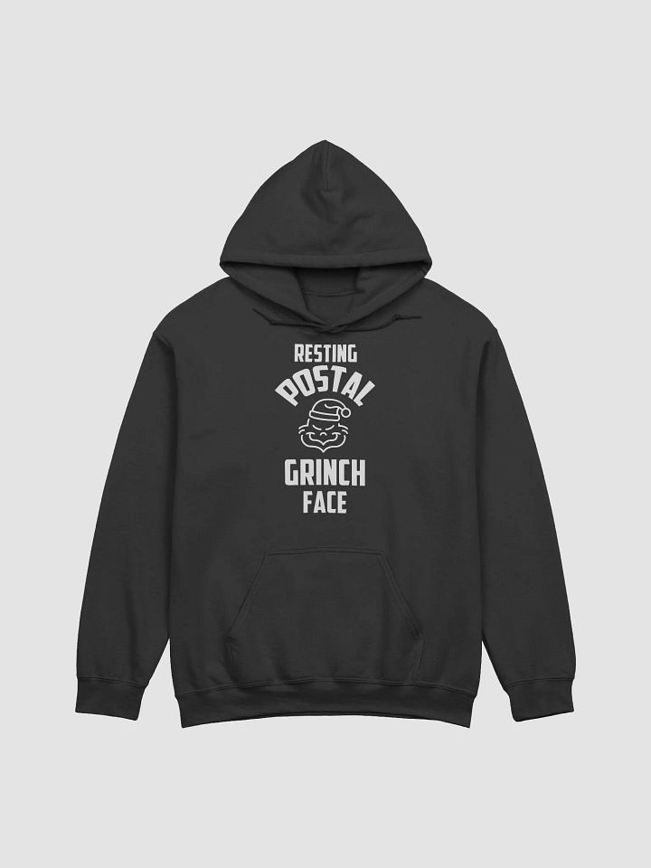 Resting Grinch Face Postal Worker Unisex Hoodie product image (5)