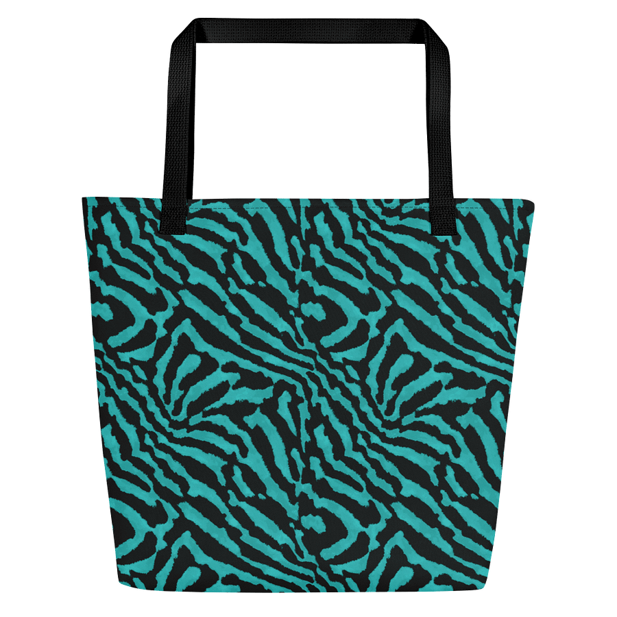 Teal Zebra Bag product image (3)
