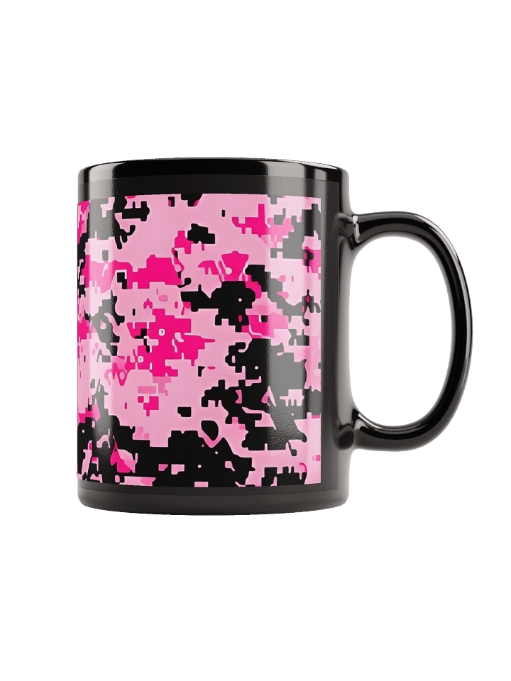 Pixelated Pink Black Mug product image (1)