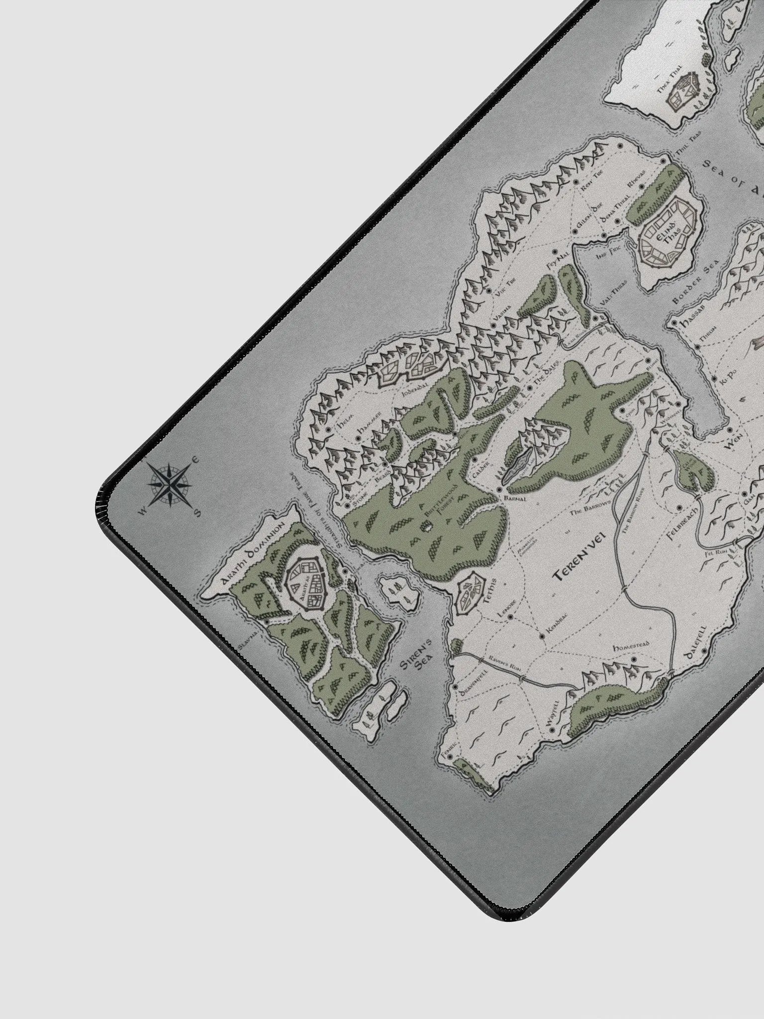 Teren'vei Map Desk Mat product image (2)