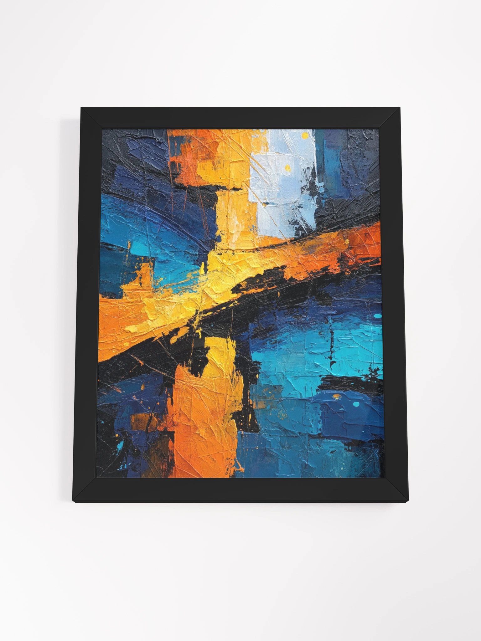 Textured Interplay Framed Matte Wall Art Canvas product image (6)