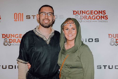 Fun #dndmovie premiere party! Hosted by @onistudiosgg had a ton of fun and got to meet some really dope people!