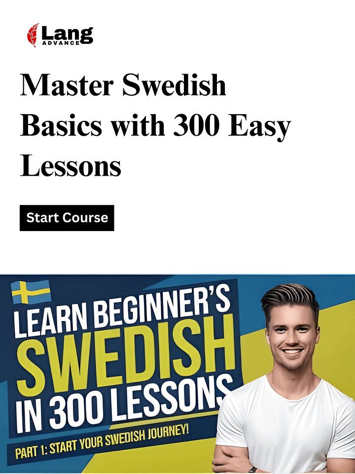Practical Swedish. Learn Beginner's Swedish in 300 Lessons product image (1)