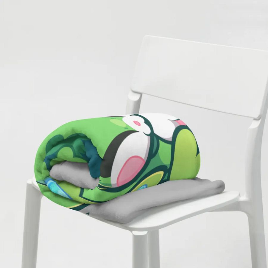 Sleeping Chloe • Throw Blanket (Silver) product image (7)