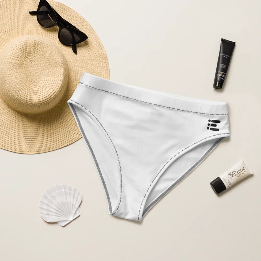 All-Over Print High Waisted Bikini Bottom product image (8)
