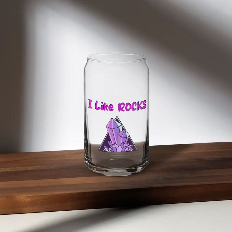 I Like Rocks Can-shaped Glass product image (8)