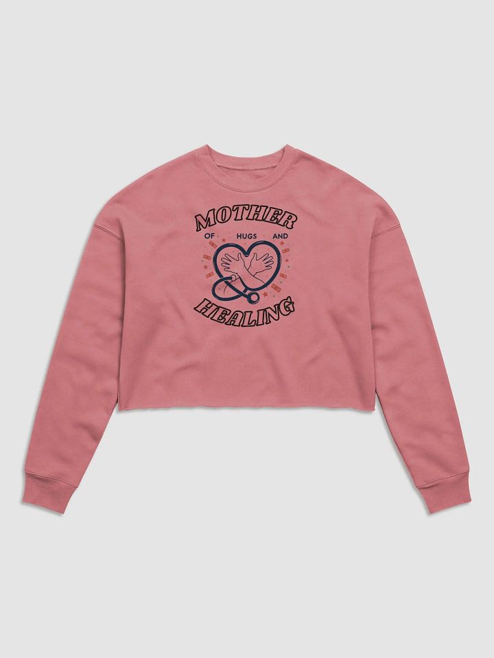 Stethoscope Heart Hugs Women's Crop Sweatshirt product image (1)