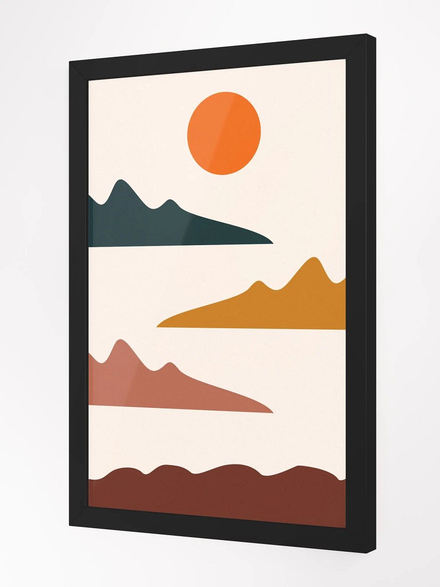 Vibrant Ayous Wood Framed Matte Poster product image (11)
