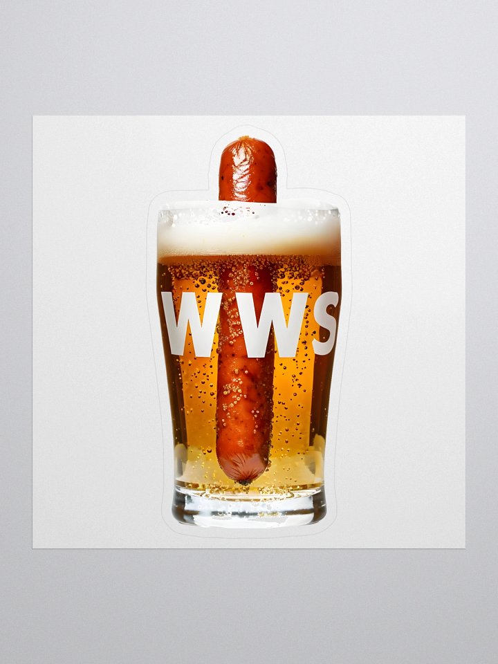 WWS (Weiner Water Soup) – Gamer & Streamer Sticker 5.5''x5.5'' product image (1)