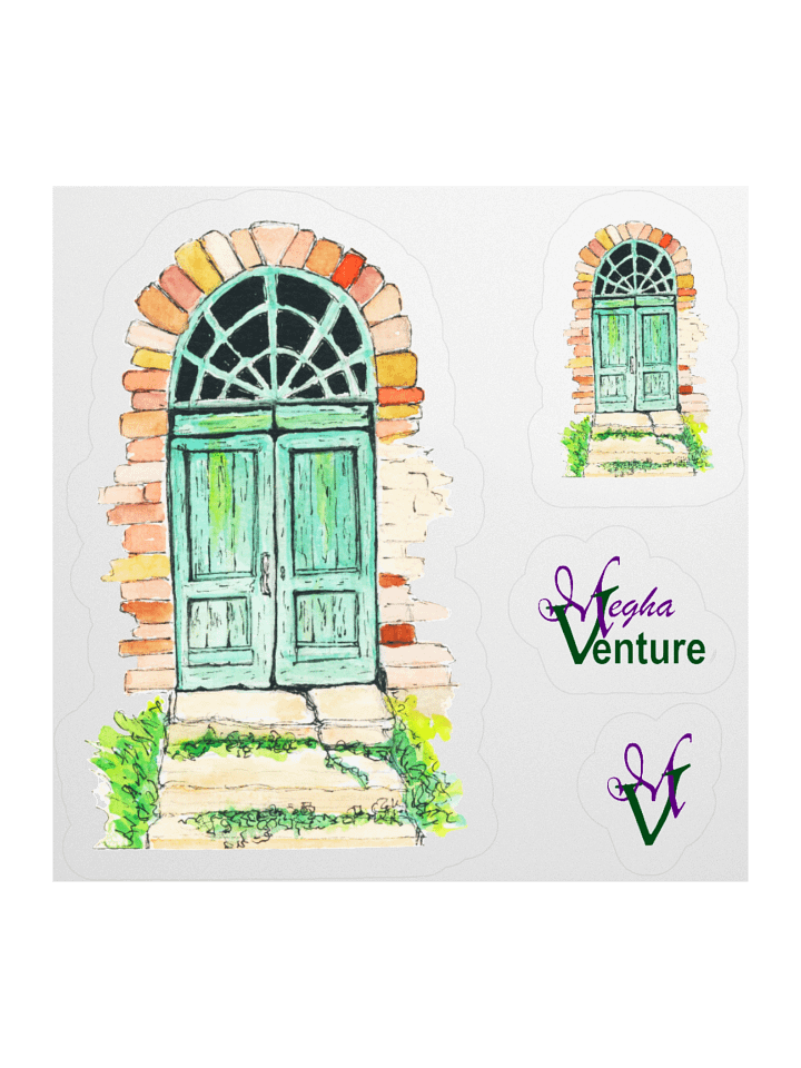 Double Door Arch Sticker product image (1)