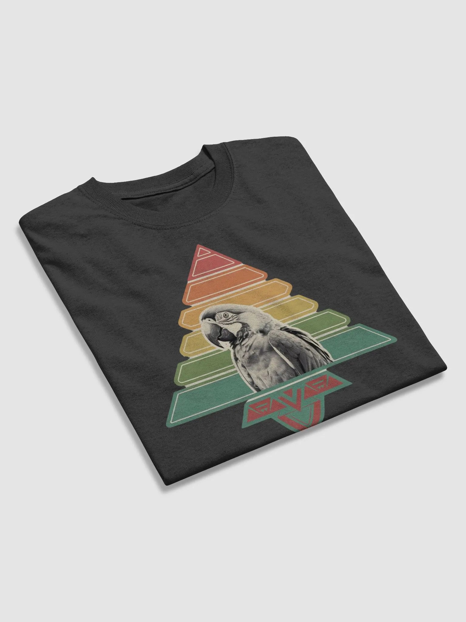 Colorful Parrot Pyramid T-Shirt product image (18)