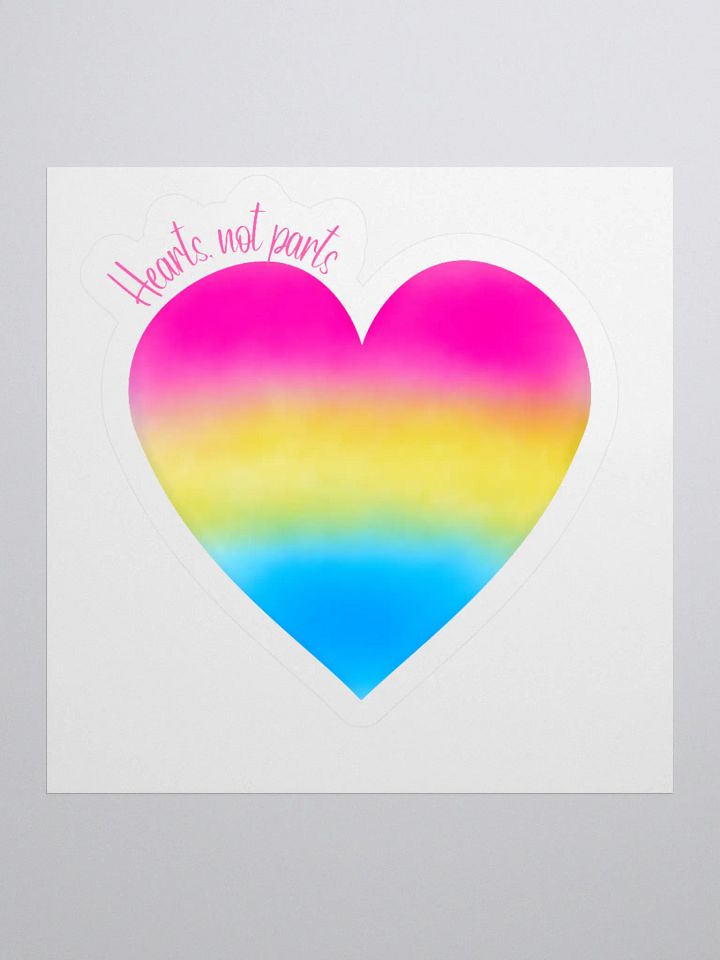 Hearts not parts sticker product image (3)