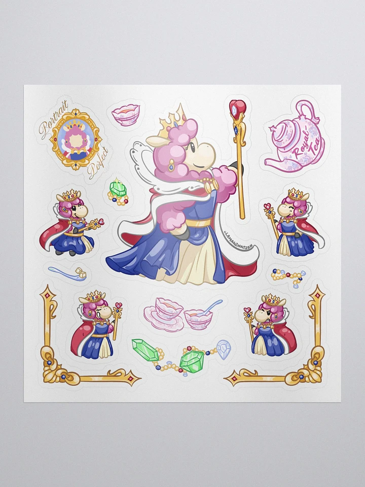 Llama Queen Sticker Set product image (1)