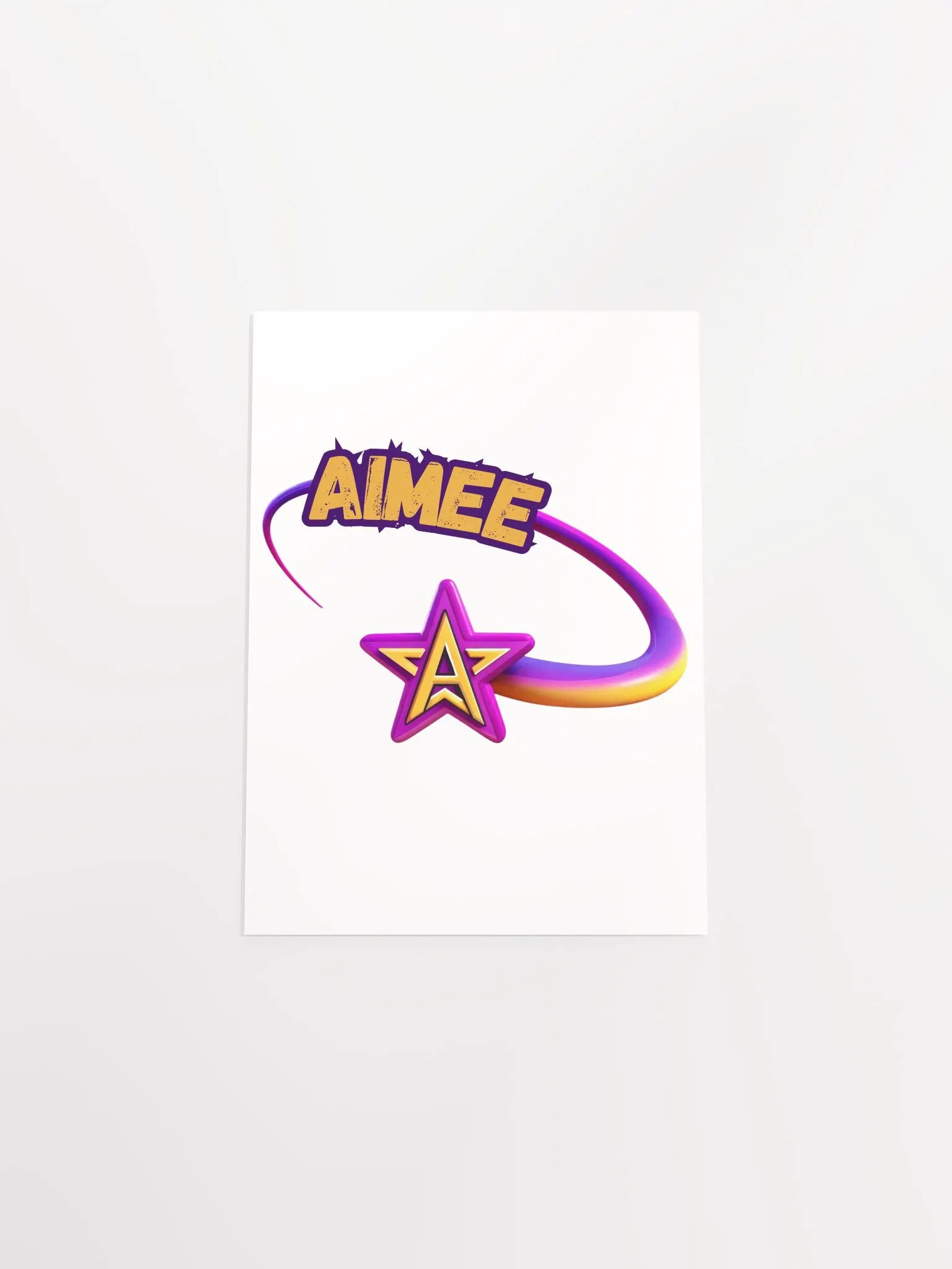 🌟 Aimee Star Poster – Shine Bright! 💜 product image (50)