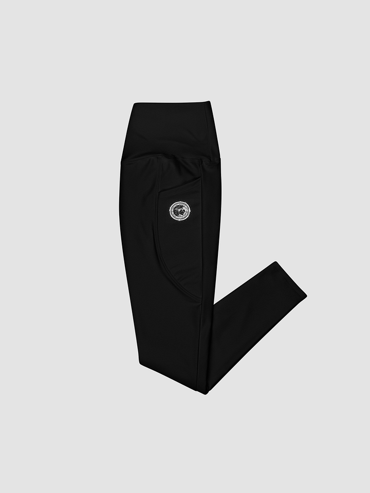 [Iiniijewelry] All-Over Print Crossover Leggings with Pockets product image (1)