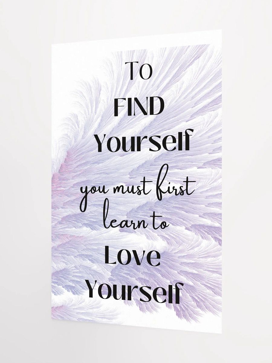 Love Yourself Inspirational Poster product image (3)