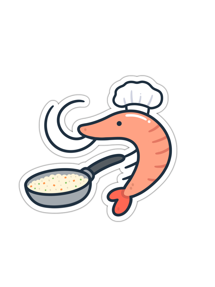 Shrimp Fried Rice Sticker product image (1)