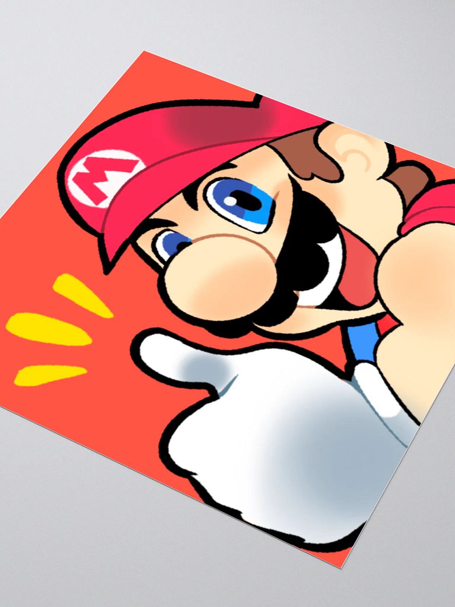 MARIOTHON MARIO STICKER product image (3)