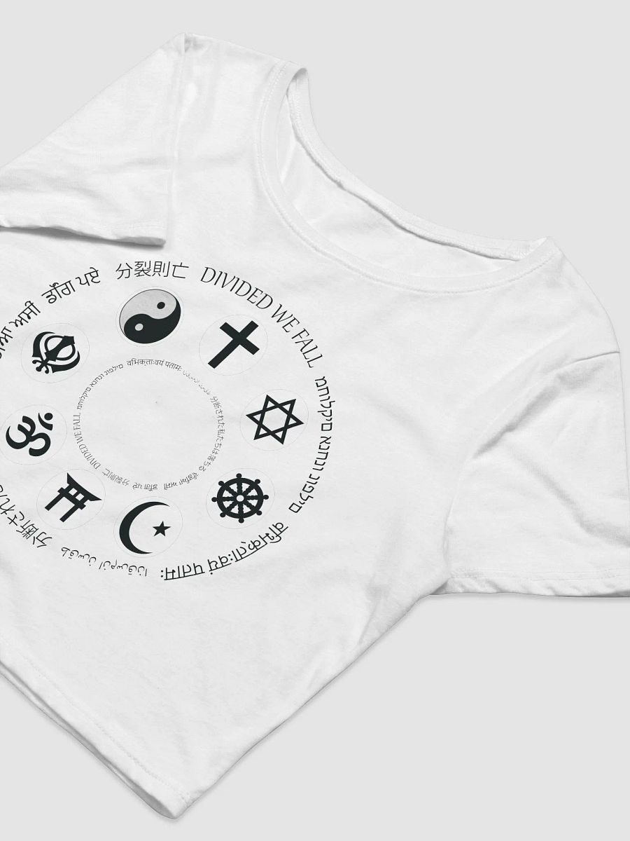 Divided We Fall - Religion - Bella+Canvas Women's Crop Tee product image (1)