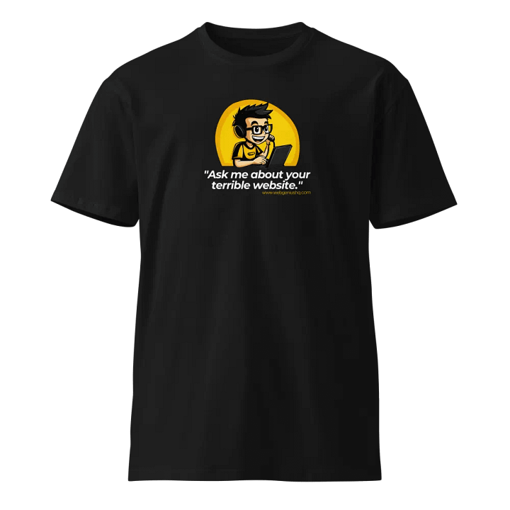 "Ask me about your terrible website" product image (1)