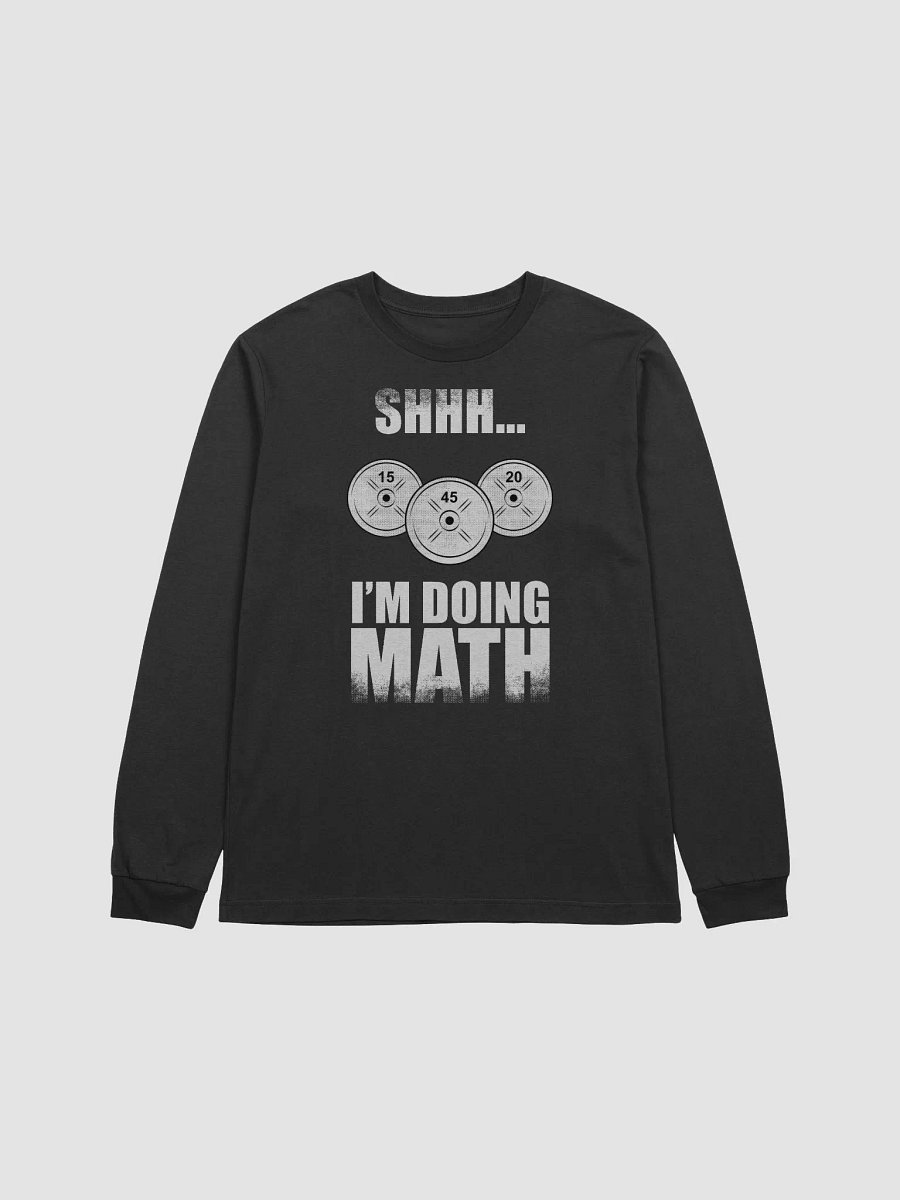 Shhh... I'm Doing Math Funny Supersoft Long Sleeve product image (1)