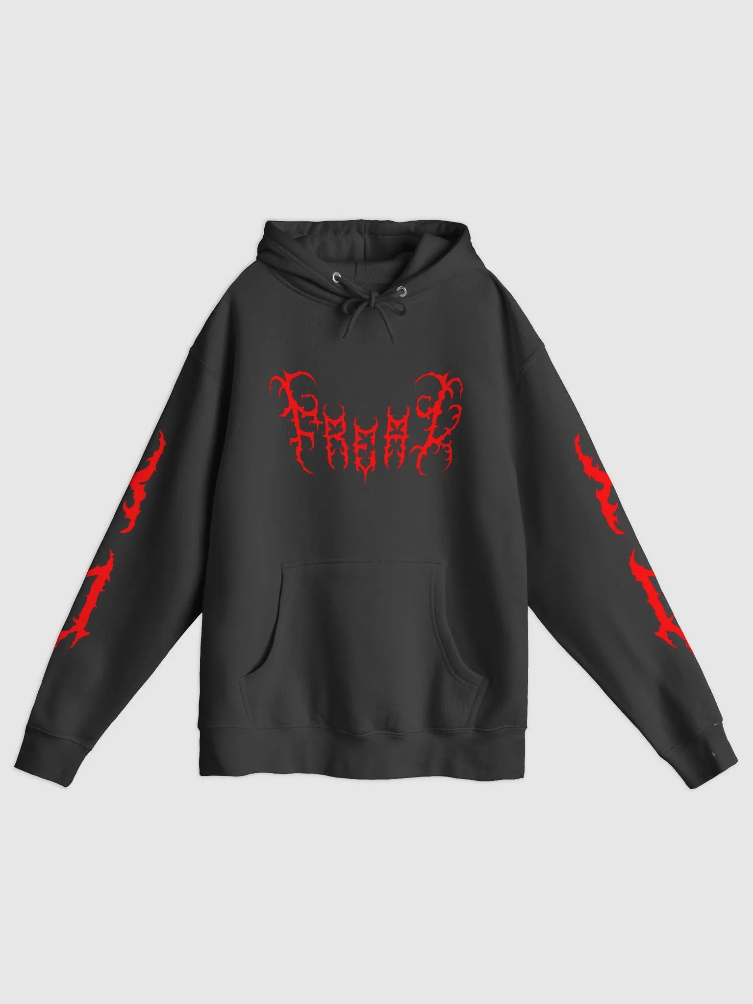 Freak Hoodie Black and Red product image (1)