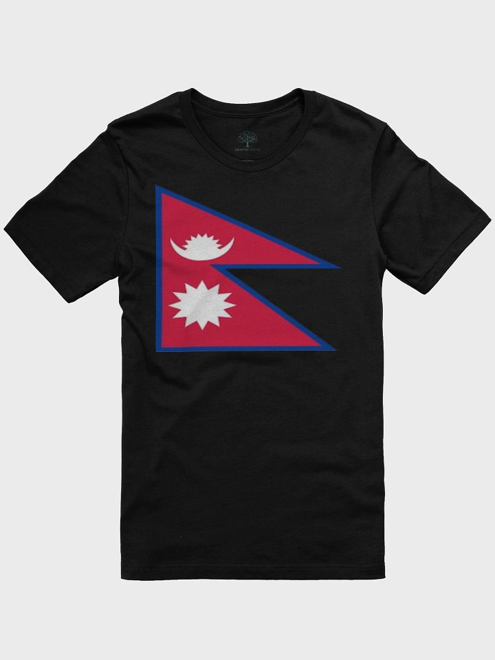 Nepalese Flag Unisex Supersoft T-Shirt - Exclusive Design product image (7)