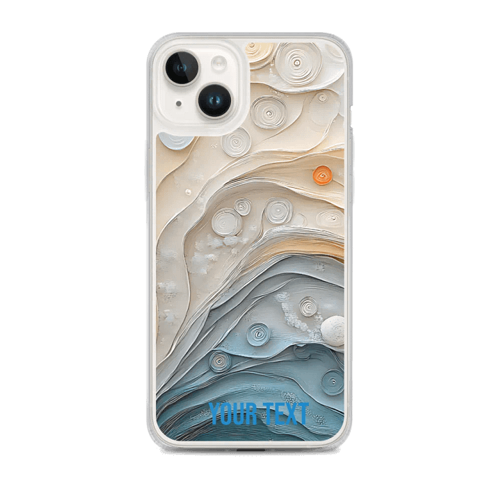 Spiral Swirls Abstract iPhone® Clear Case product image (1)