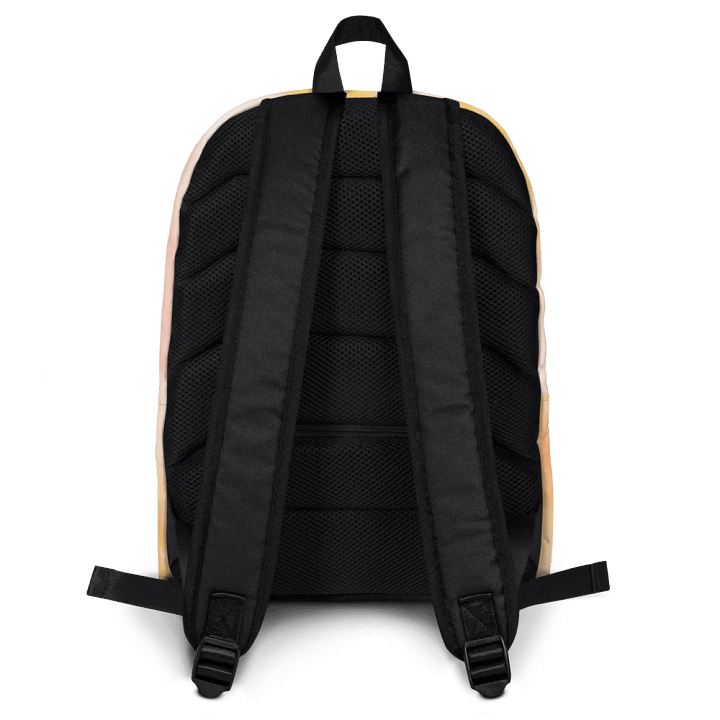 🌊 BOURNE to Backpack – Coastal Cool with BRN.2C.C.™ Vibes 🎒| Blue Logos | Orange Tie-Dye product image (2)