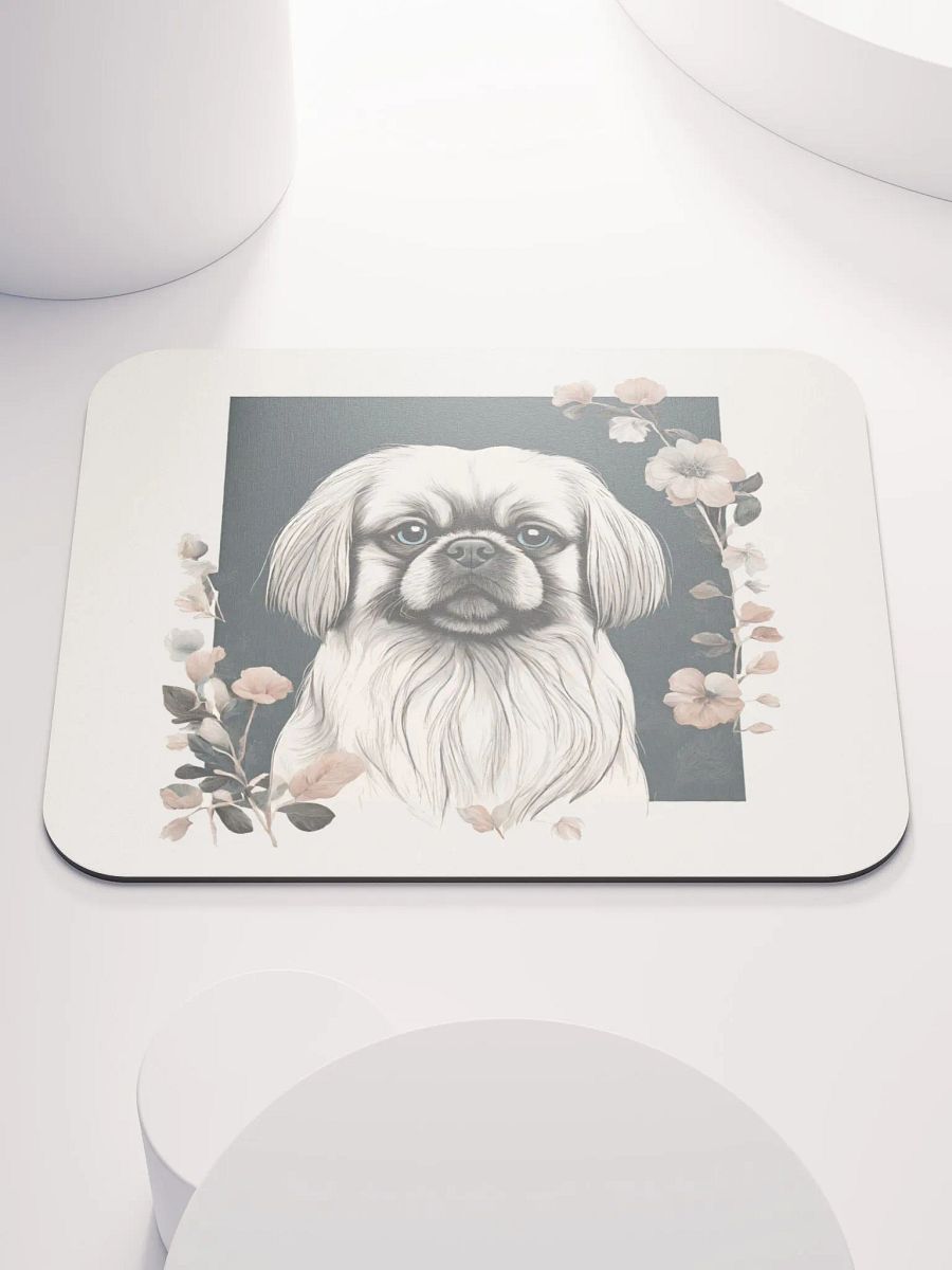 Floral Pekingese Mouse Pad product image (3)
