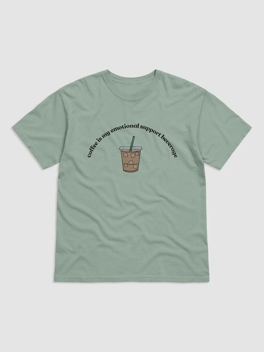 Iced Coffee=Emotional Support T-Shirt (black) product image (3)