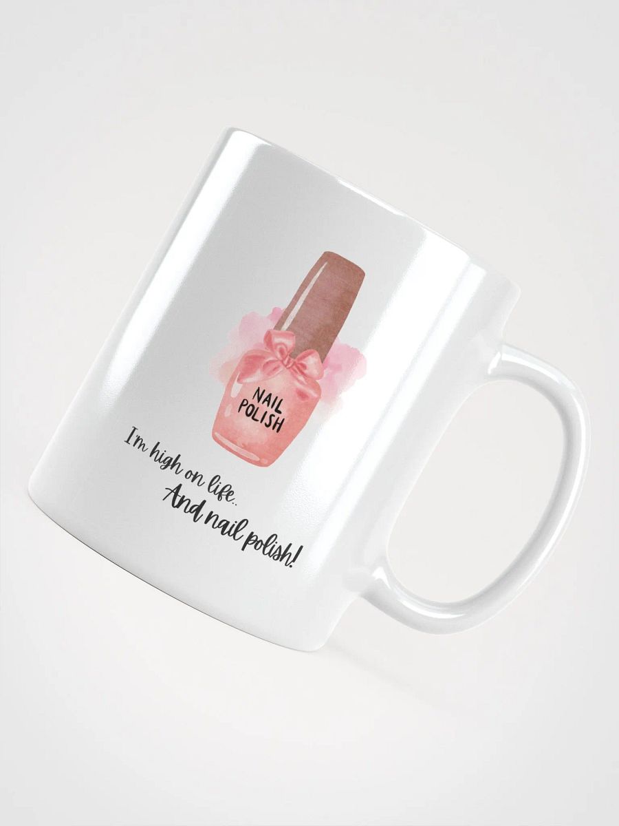 Nail polish art high on life - Glossy Mug product image (4)