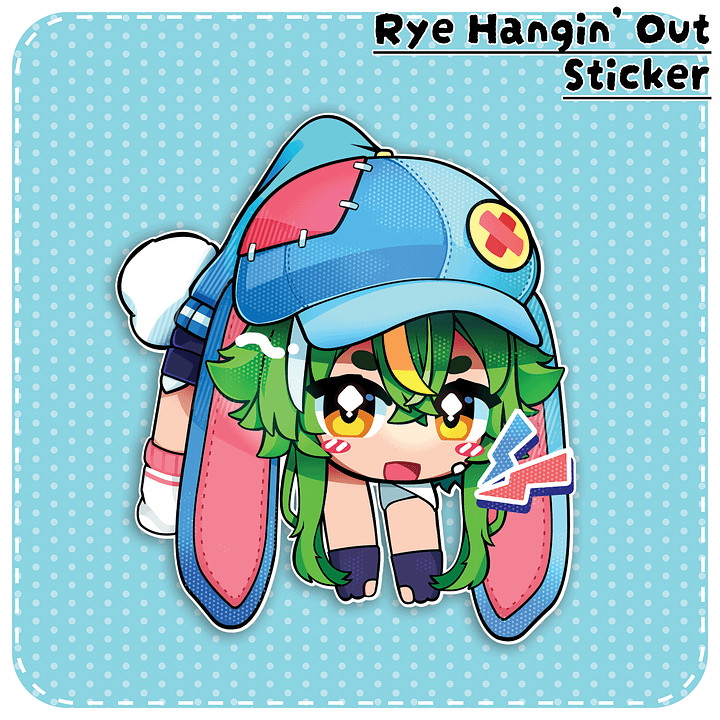 Rye Hangin' Out Sticker product image (1)
