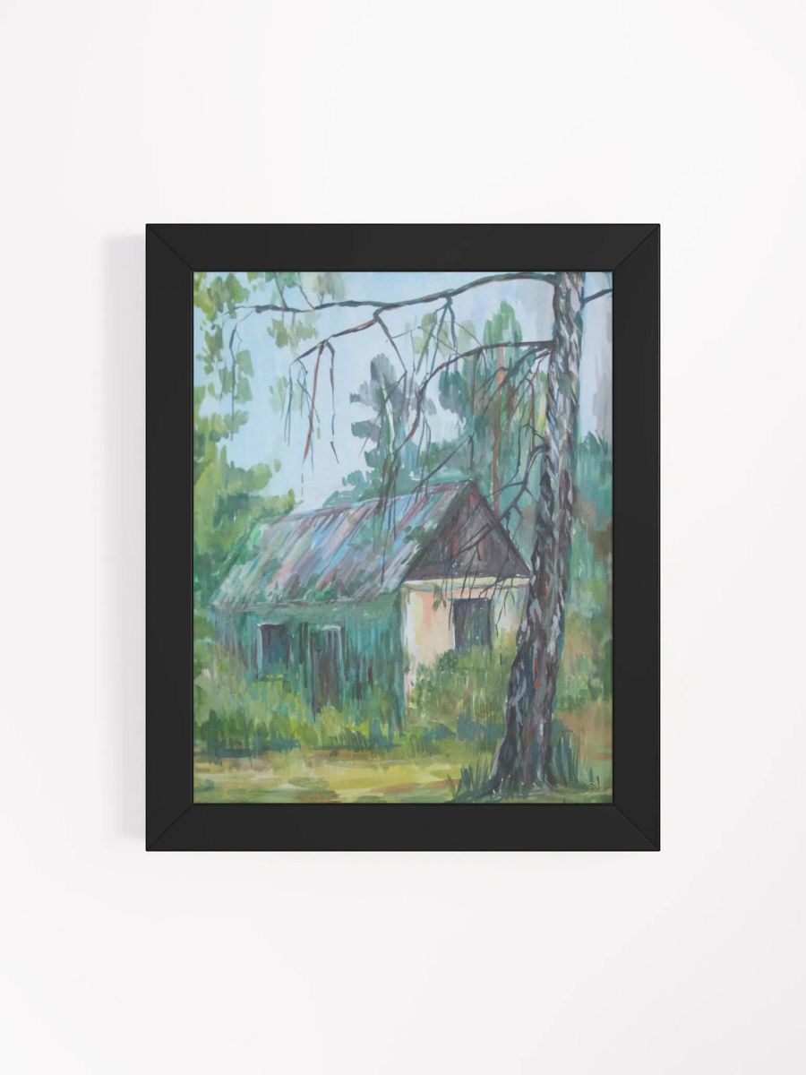 Rustic Serenity Framed Poster - Cute Dacha House product image (10)