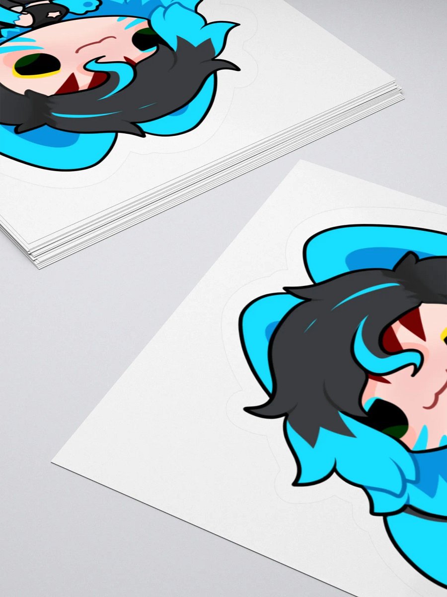 Mega - Blue Sticker product image (4)