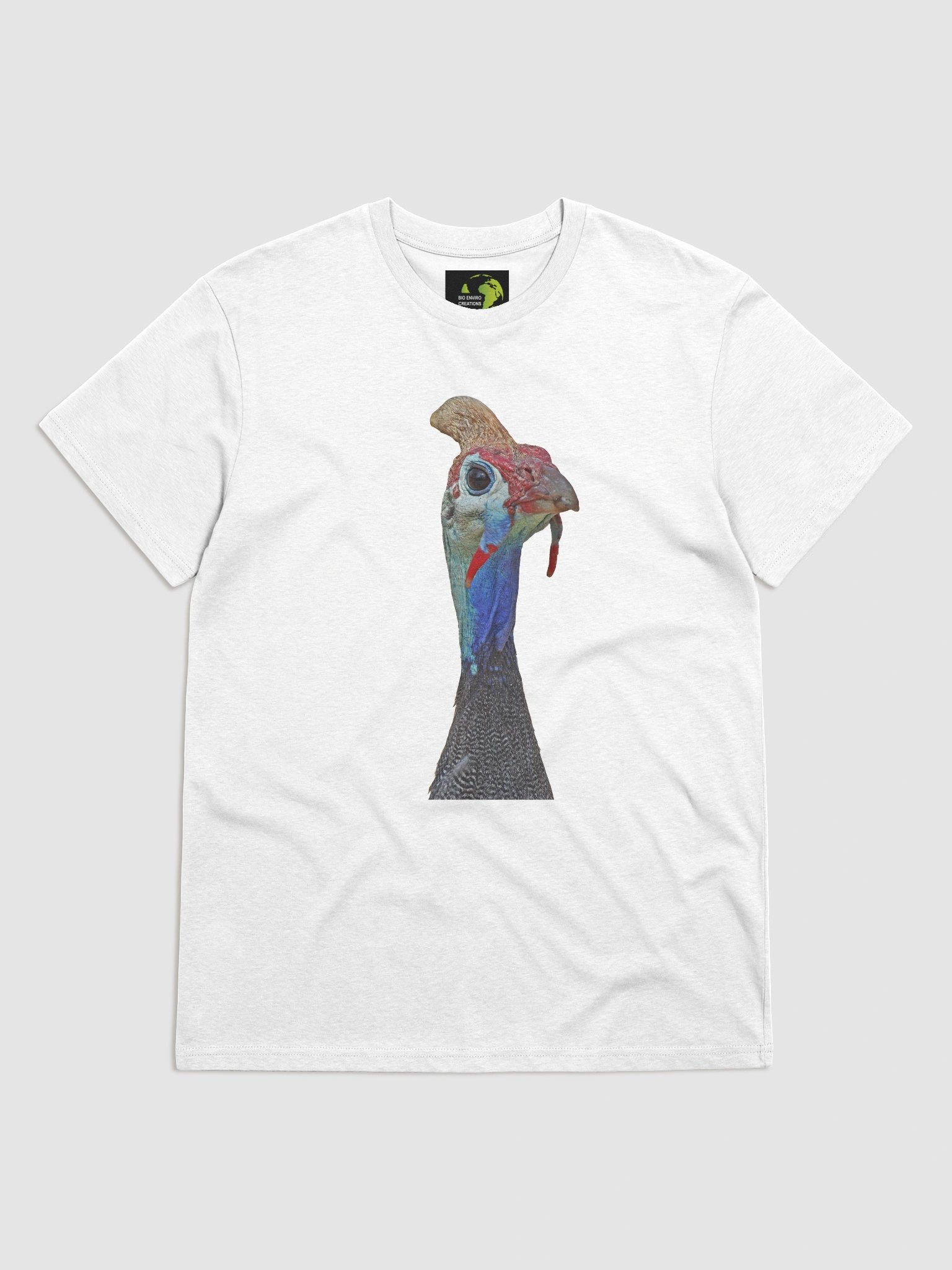 Guinea Fowl Organic Cotton T-Shirt -plain product image (4)