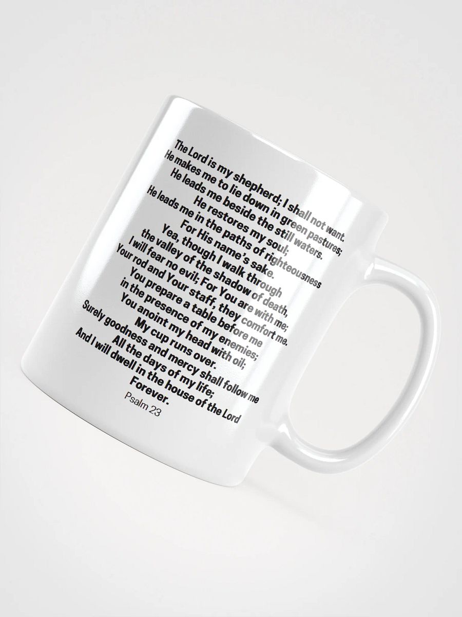 The Lord Is My Shepherd Psalm 23 White Glossy Mug 11/15/20oz product image (11)
